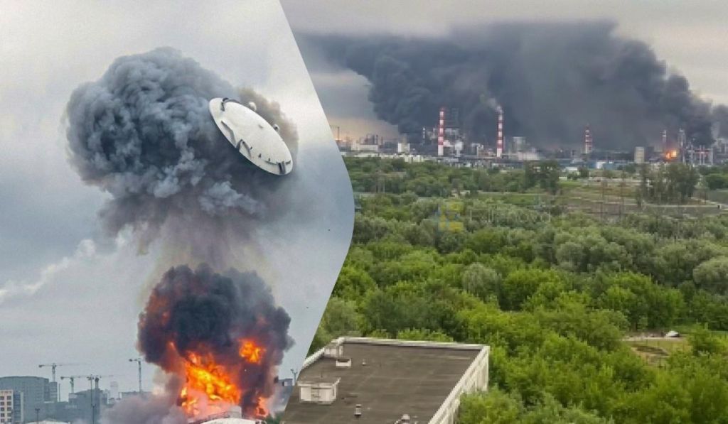 Дрони прорвалися до Москви: палає стратегічний НПЗ за 15 км від Кремля Москва / Фото з відкритих джерел